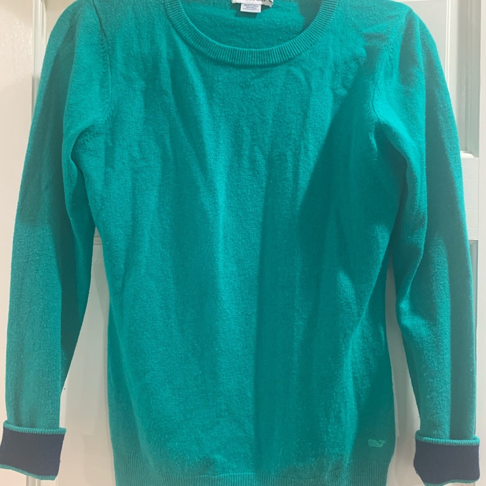 Green Vineyard Vines Cashmere Sweater